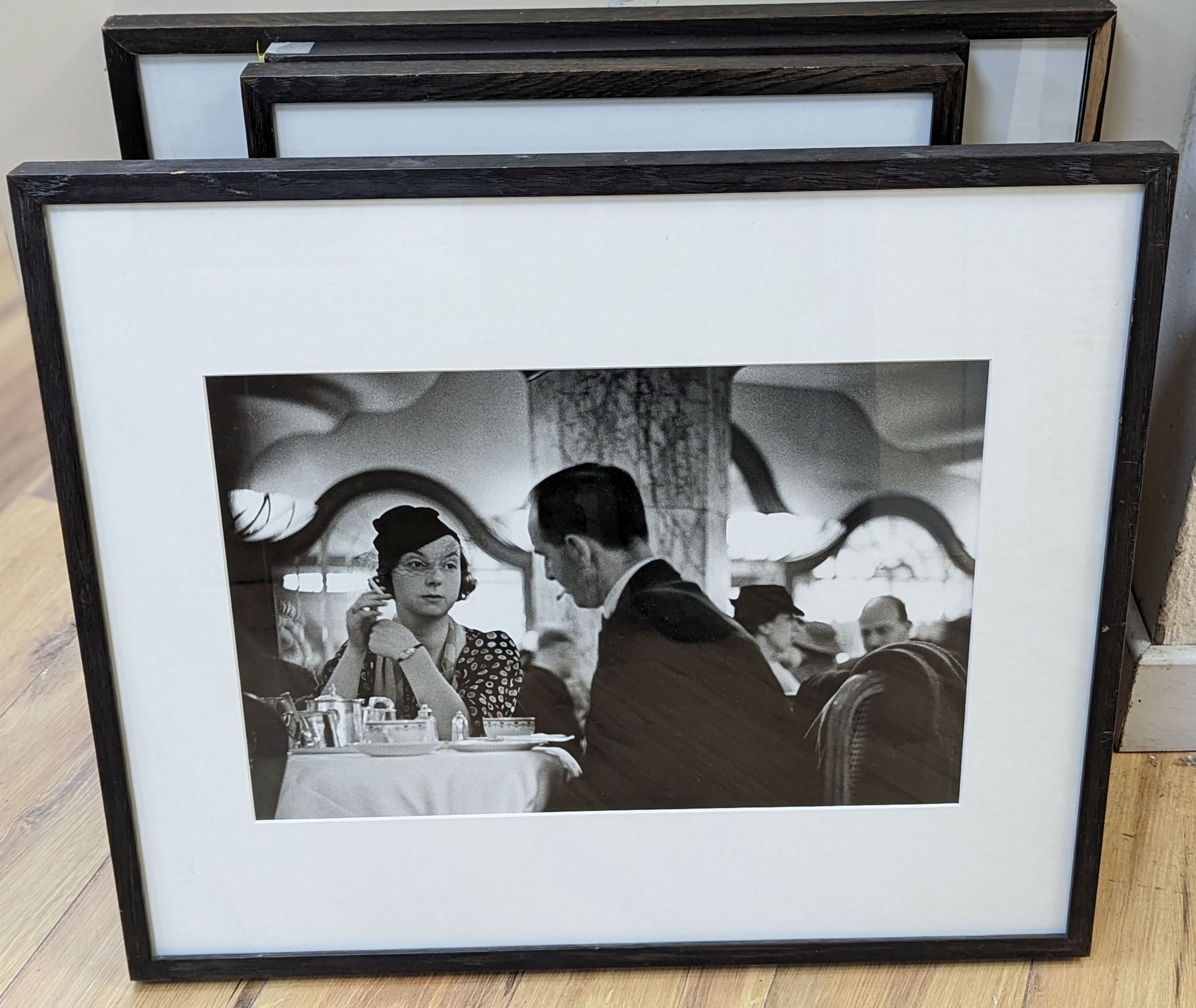 Seven assorted near contemporary black and white photographs